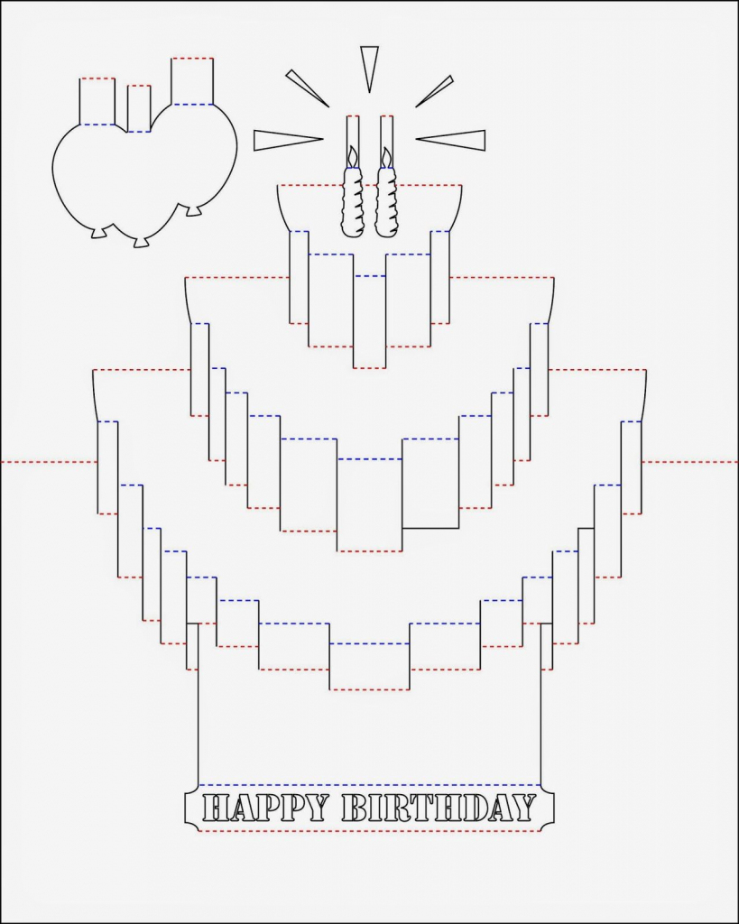 009 Pop Up Card Templates Free Template Excellent Ideas Birthday | Free Printable Kirigami Pop Up Card Patterns