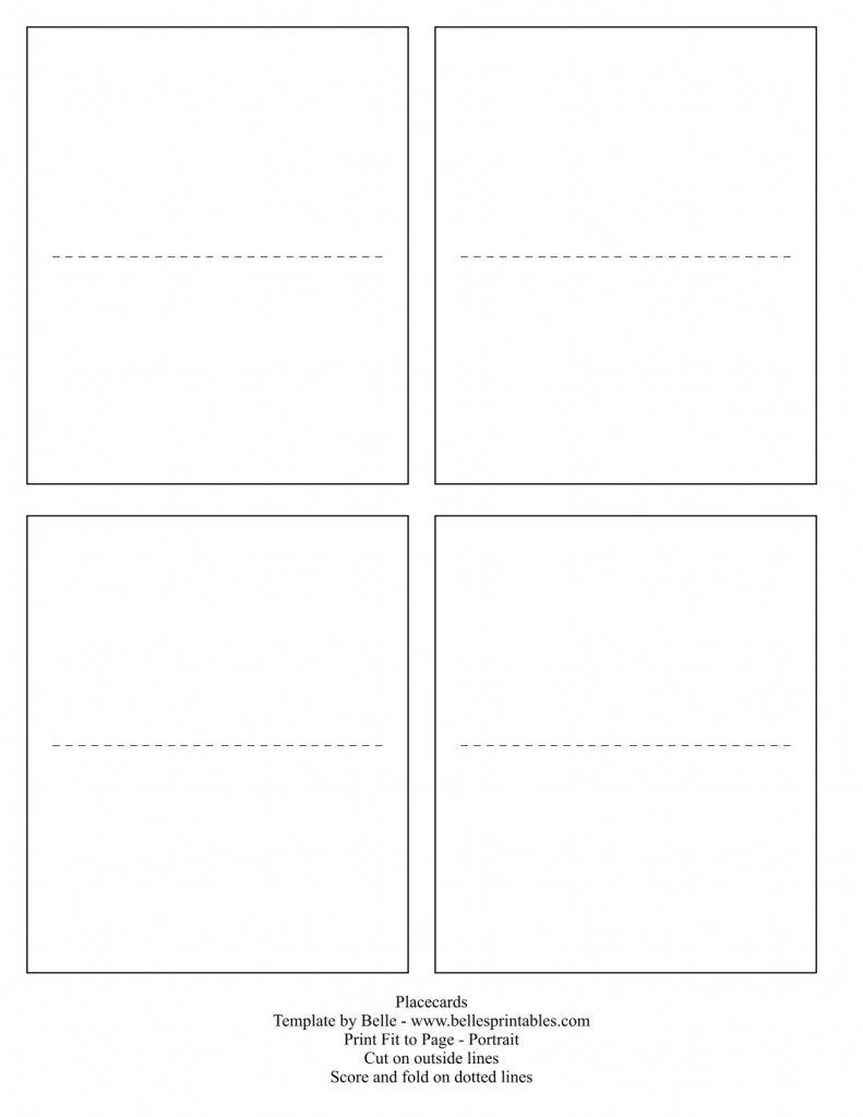 017 Template Ideas Table Name Archaicawful Cards Free Place Card | Free Printable Place Cards Template