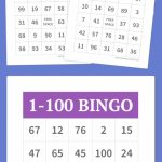 1 100 Bingo | Party Games | Free Bingo Cards, Bingo, Free Printable | Free Printable Bingo Cards 1 100