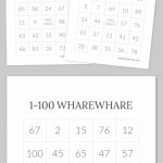 1 100 Wharewhare Bingo | Wharewhare 1 100 | Free Printable Bingo | Free Printable Bingo Cards 1 100