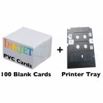 100 Pvc Card Id Kit For Inkjet Printers | Inkjet Printable Pvc Id Cards