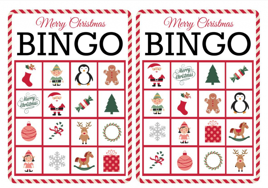 11 Free, Printable Christmas Bingo Games For The Family - Free | Printable Bingo Cards 1 100