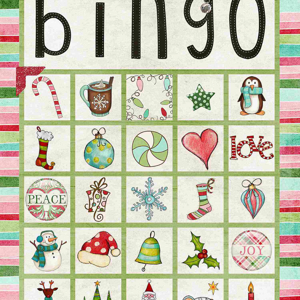 11 Free, Printable Christmas Bingo Games For The Family | Santa Bingo Cards Printable