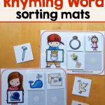 14 Free Sorting Mats For Rhyming Words   The Measured Mom | Rhyming Picture Cards Printable