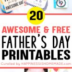 20+ Free Father's Day Printables   Happiness Is Homemade | Free Printable Fathers Day Cards For Preschoolers