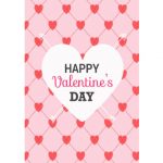 2019 Valentine's Day Card Template   Fillable, Printable Pdf & Forms | Valentine's Day Card Printable Templates