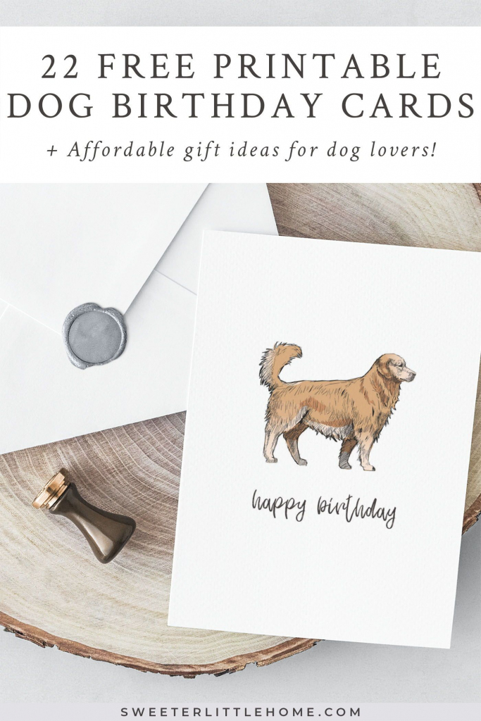 22 Free Printable Dog Birthday Cards | Free Printables &amp;amp; Papercrafts | Printable Dog Birthday Cards