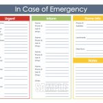 24 Images Of Emergency Card Template For High School Deerfield | Printable Emergency Card Template