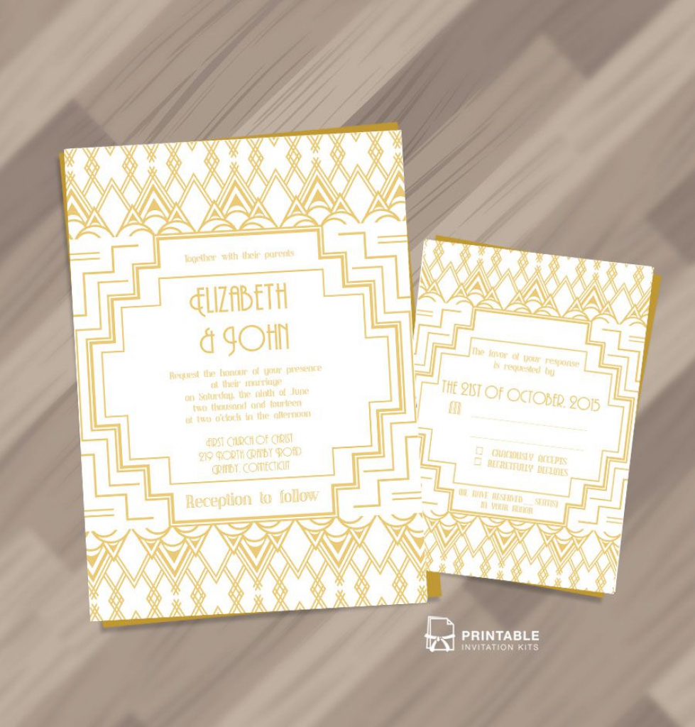 25 Free Printable Wedding Invitations | Free Printable Damask Place Cards