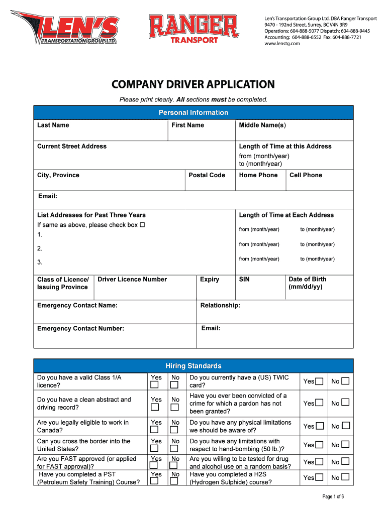 Printable Twic Card Application 8820