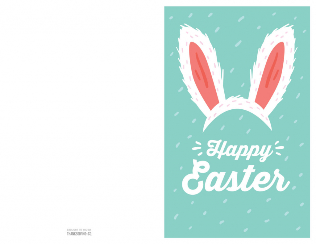 4 Colorful, Printable Easter Cards To Give To Friends And Family | Happy Easter Cards Printable