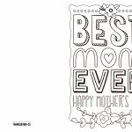 4 Free Printable Mother's Day Ecards To Color   Thanksgiving | Free Printable Mothers Day Cards