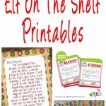 40 Fun & Creative Christmas Elf On The Shelf Printables • Glitter 'n | Elf On A Shelf Printable Cards