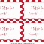 50 Free Gift Certificates To Print | Ufreeonline Template | Free Printable Gift Cards
