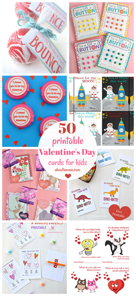 50 Free Printable Valentine&amp;#039;s Day Cards | Free Printable Valentines Day Cards For Parents