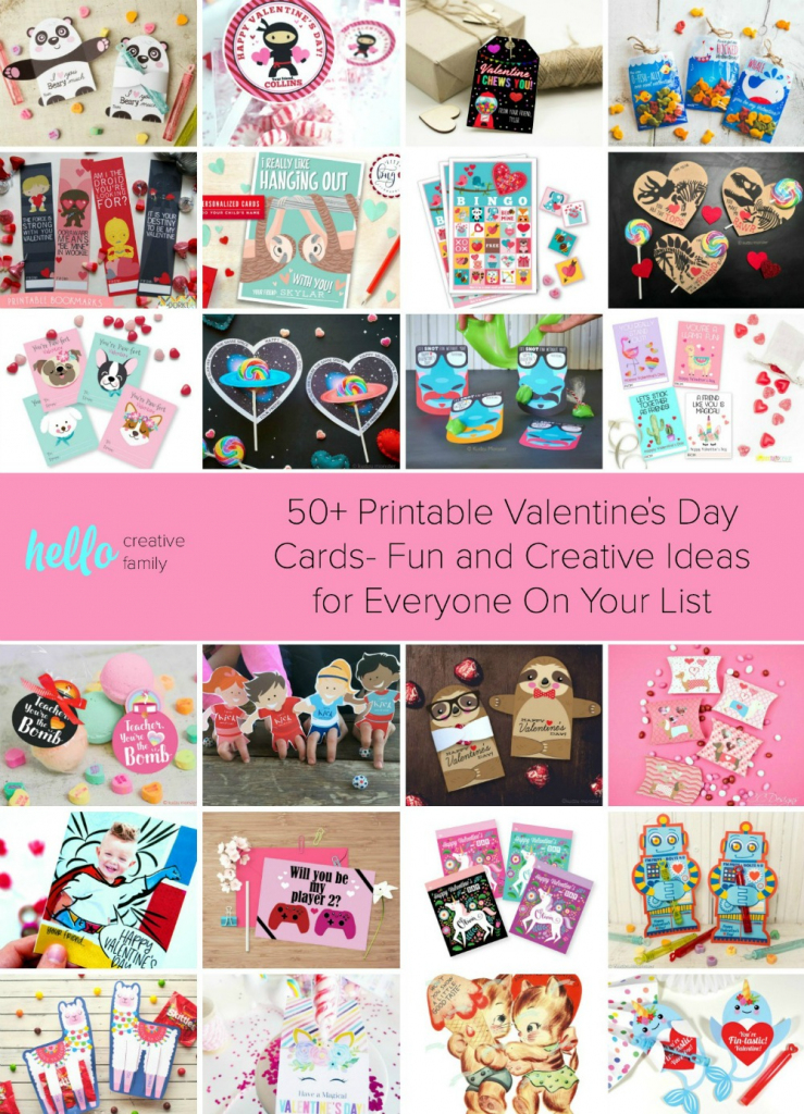 50+ Printable Valentines Day Cards- Fun And Creative Ideas For | Valentine&amp;amp;#039;s Day Card Ideas Printables