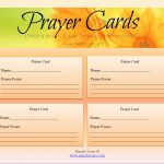 8 Best Of Free Printable Memorial Prayer Cards – Example Templates | Free Printable Prayer Cards