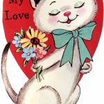 9 Retro Valentines With Animals!   The Graphics Fairy | Printable Vintage Valentines Day Cards