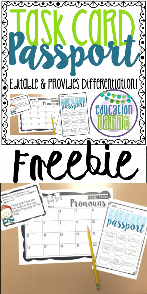 A Resource At Your Fingertips! | Miss Chandler&amp;#039;s Class | Reading | Free Printable Blank Task Cards