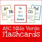 Abc Bible Verse Flashcard Printables ~ Teaching God's Word | Bible Book Flash Cards Printable