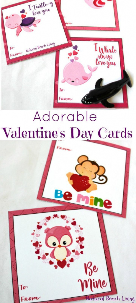 Adorable Preschool Valentine&amp;#039;s Day Cards (Free Printables | Free Printable Valentine Cards For Preschoolers