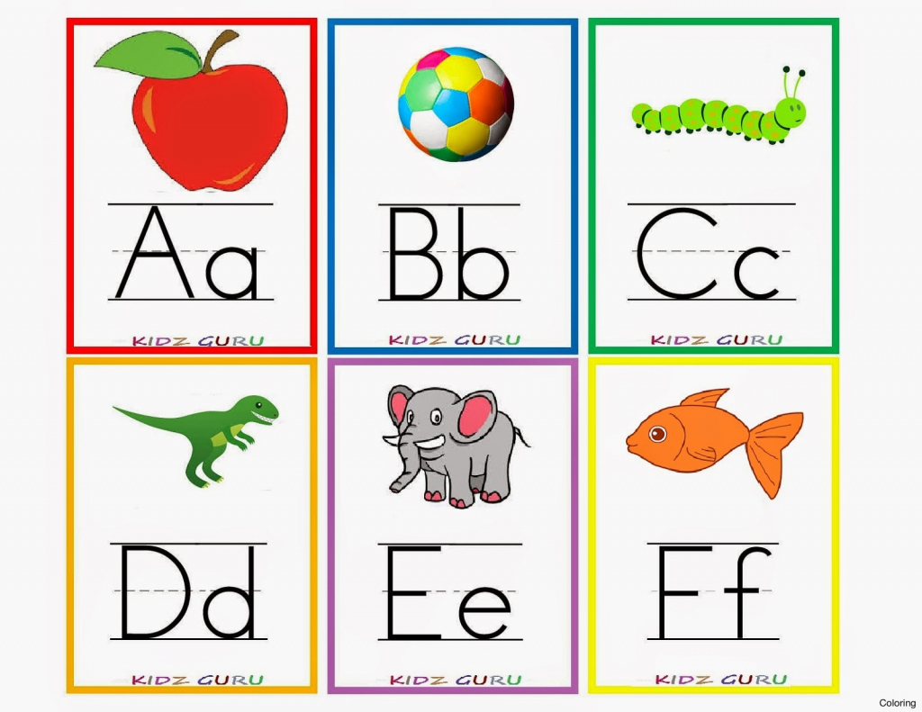 Alphabets With Pictures Printables – Letter A Picture Cards Also | Free Printable Alphabet Flash Cards