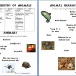 Animals And Their Characteristics (Free Worksheet)   Homeschool Den | Free Printable Animal Classification Cards