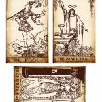 Antique Printable Tarot Pdf Digital Collage Sheet Altered Art | Printable Tarot Card Deck