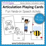 Articulation Playing Cards For Apraxia   Vc, Cv, Cvc, Cvcv Words | Cvc Picture Cards Printable