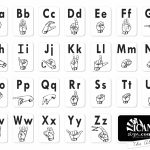 Asl Alphabet Chart   Printer Friendly | Classroom Makeover | Sign | Sign Language Alphabet Printable Flash Cards