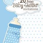 Baby Shower Template Invitation   Kleo.bergdorfbib.co | Free Printable Baby Shower Cards Templates