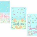 Baby Shower Thank You Cards Free Printable ~ Daydream Into Reality | Printable Thank You Cards Pdf