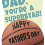 Basketball   Father's Day Card (Free) | Greetings Island | Free Printable Basketball Cards