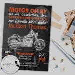 Beautiful Of Harley Davidson Birthday Invitations Baby Shower | Harley Davidson Cards Printable