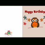 Birthday Card For Printable   Kleo.bergdorfbib.co | Free Printable Bday Cards