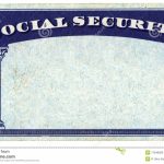 Blank American Social Security Card Stock Photo   Image Of Isolated | Printable Social Security Card Template