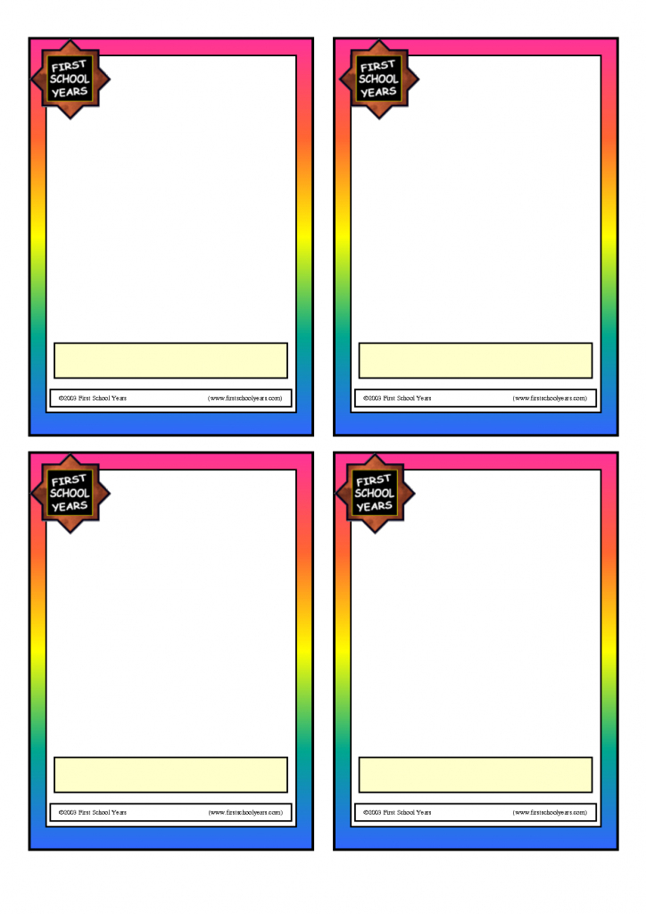 Free Printable Flash Card Maker Online Best FREE Printable