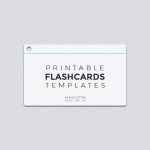 Blank Flash Cards Word Template   Btsmmo | Printable Blank Flash Cards