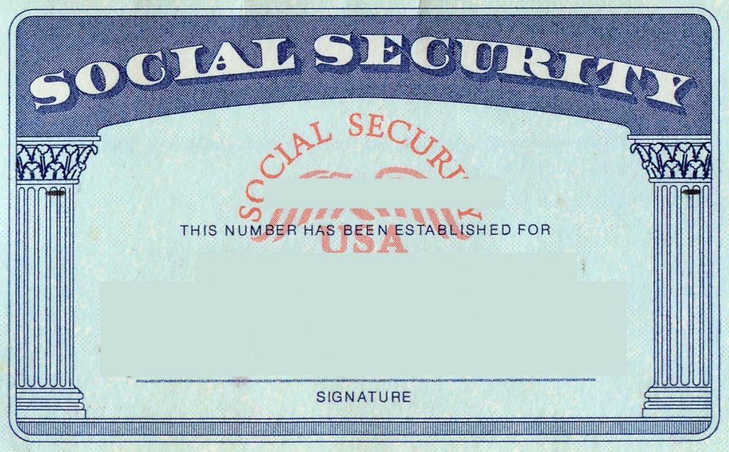 Blank Social Security Card Template | Social Security Card Print | Printable Social Security ...