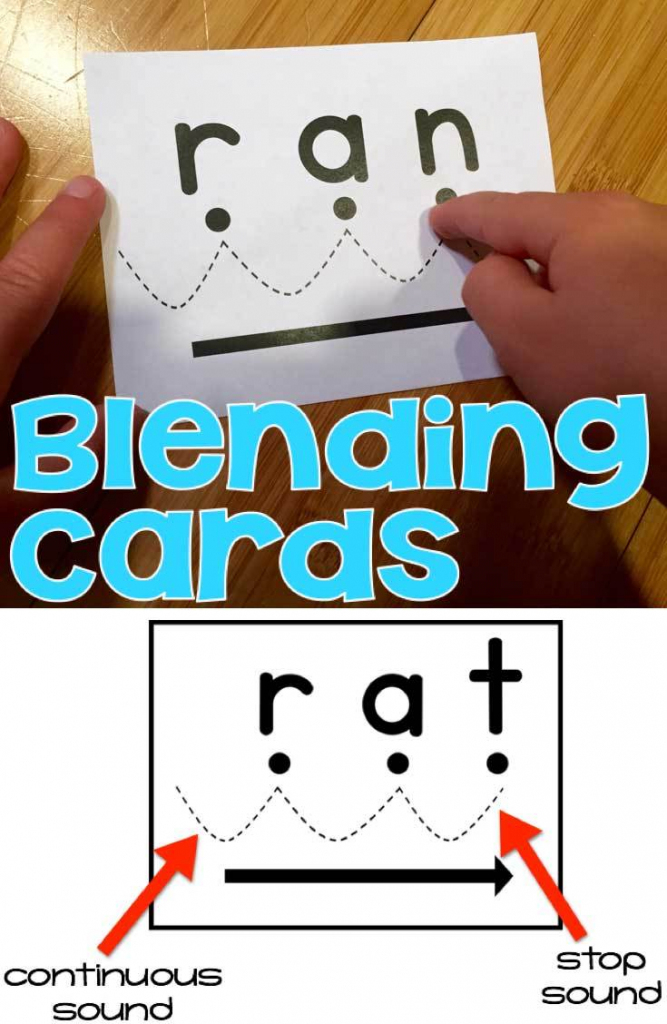 Blending Cards For Early Readers | Free Printable Blending Cards