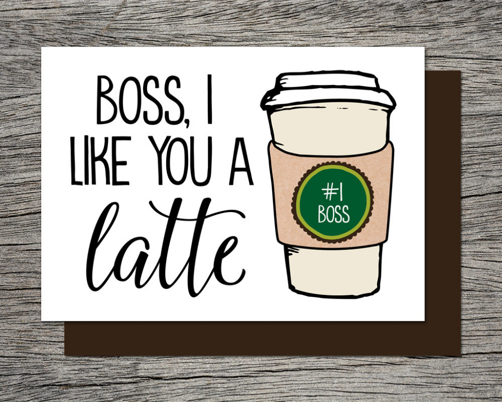 Bosses Day Cards Printable Best FREE Printable