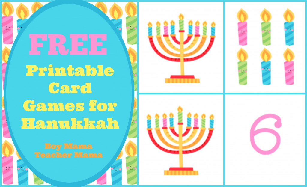 Boy Mama: Free Printable Card Games For Hanukkah - Boy Mama Teacher Mama | Printable Hanukkah Cards To Color