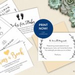Bring A Book Instead Of Card (Free Printable!)   A Jubilee Day | Cards Sign Free Printable