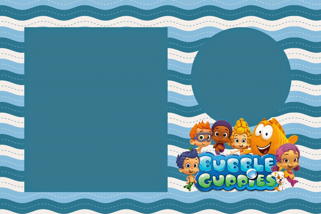 Bubble Guppies Free Printable Invitations. | Oh My Fiesta! In English | Bubble Guppies Printable Birthday Cards