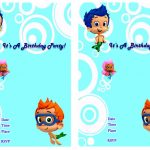Bubble Guppies Invitation Template Boys Birthday Templates | Bubble Guppies Printable Birthday Cards