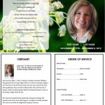 Butterfly Memorial Program | Memorials | Funeral Memorial, Memorial | Free Printable Memorial Card Template