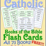 Cathoilc Books Of The Bible Flas Cards All 73 Books Free | Catholic | Bible Book Flash Cards Printable