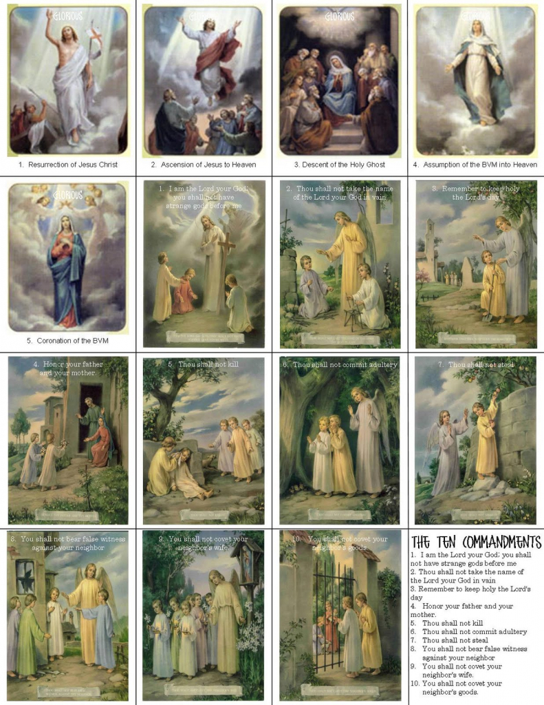 Catholic Prayer Cards | Free Printable Catholic Prayer Cards