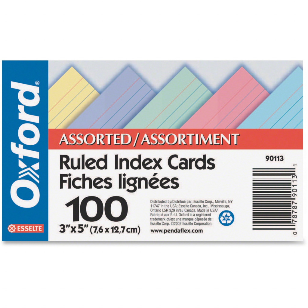 Challenge Industries Ltd. :: Office Supplies :: Paper &amp;amp; Pads | Printable Index Cards 3X5