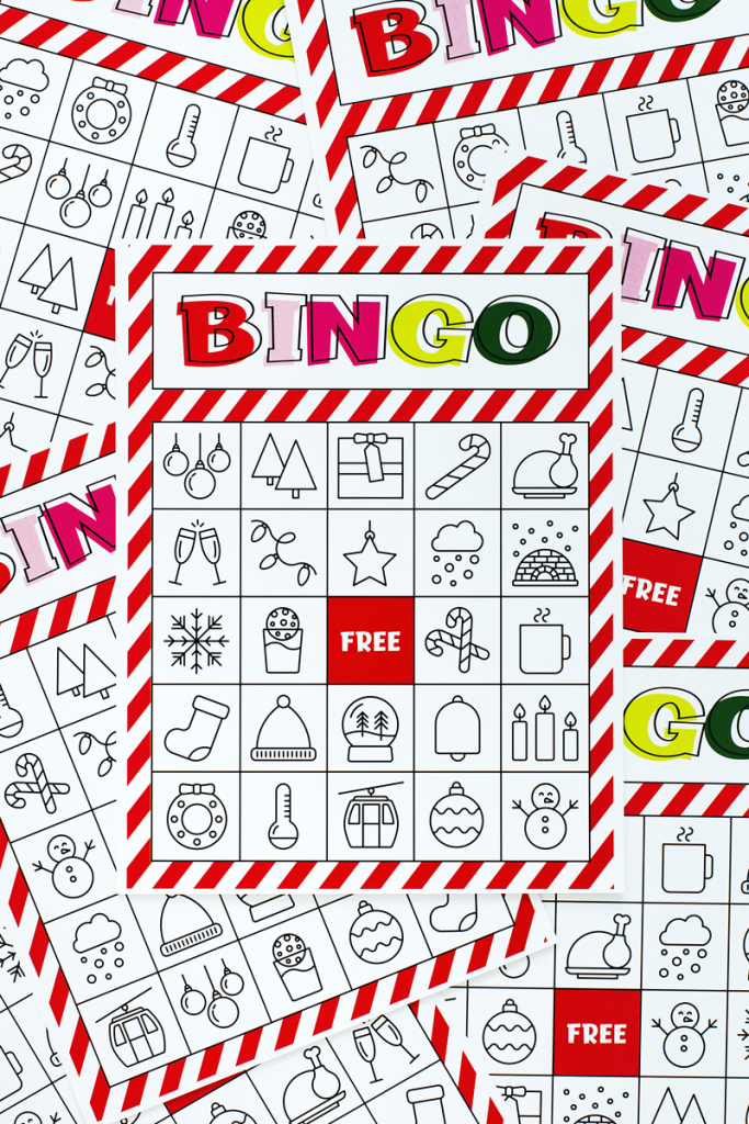 Christmas Bingo Printable For Large Groups &amp;amp; Small • A Subtle Revelry | Free Printable Bingo Cards For Large Groups